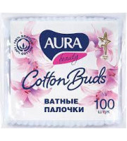 Ват.палочки AURA 200шт. Ват.палочки AURA 200шт.