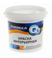 Краска ФОРМУЛА Q8 ВД-АК интерьерная 1.4кг