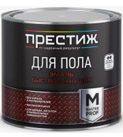 Эмаль ПРЕСТИЖ акриловая для полов красно-коричневая 1,9кг Эмаль ПРЕСТИЖ акриловая для полов красно-коричневая 1,9кг