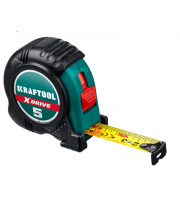 KRAFTOOL X-Drive, 5 м х 25 мм, рулетка (34122-05-25)
