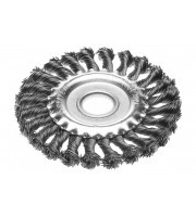 Щетка для УШМ плоская 125мм, ЖЁСТКАЯ (0,5мм) Stayer Prof. 35120-125