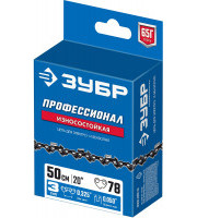 ЗУБР тип 3 шаг 0.325" паз 1.3 мм 78 звеньев цепь для бензопил 70303-50