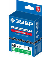 ЗУБР тип 2 шаг 0.325" паз 1.5 мм 66 звена цепь для бензопил 70302-40