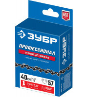 ЗУБР тип 1 шаг 3/8" паз 1.3 мм 57 звеньев цепь для бензопил 70301-40
