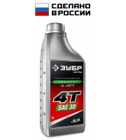ЗУБР 4Т-30,1л,минеральное масло для 4х тактных двигателей EXTRA 70613-1