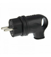 Lezard вилка угловая с кольцом каучук 2Р+РЕ 1х16А 220-240V 106-0400-0109 Lezard вилка угловая с кольцом каучук 2Р+РЕ 1х16А 220-240V 106-0400-0109