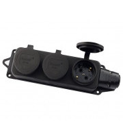 BRITE Рамка 5 постов РУ-5-БрЧ черный BR-M52-K02 IEK