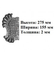 арт. 63-02L (Накладка дверная левая) (1-8-31)