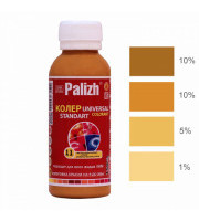 №11 Колер "Palizh" STANDART унив-й 0,1л (150г) желто-коричн. (Ижевск)