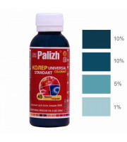 №45 Колер "Palizh" STANDART унив-й 0,1л (140г) бирюза (Ижевск)