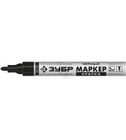 Маркер-краска черный 2-4мм, круглый наконечник ЗУБР МК-400 (06325-2)