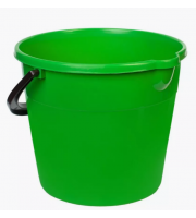 Ведро 10л круглое со сливом, пластик (полипропилен) Spark Plast в ассорт.