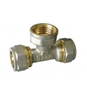 Тройник 2ц+г 20*1/2" Frap FR2005