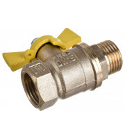 Кран шар. ГАЗ 1/2" г/ш бабочка 11Б27П 