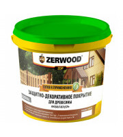 Защитно-декоративное покрытие ZERWOOD SDP аквалазурь белый 0,9кг Защитно-декоративное покрытие ZERWOOD SDP аквалазурь белый 0,9кг