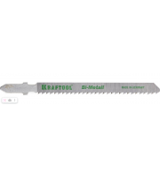 KRAFTOOL T101BF, EU-хвост., по дереву Bi-Met, шаг 2.5 мм, 75 мм, 2 шт, полотна для лобзика (159507-2