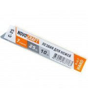 Лезвия для канц. ножа 18мм,YUKA25.0.5мм 10 шт, Novocraft