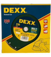 MULTI UNIVERSAL 230 мм, диск алмазный отрезной сегментный DEXX  36701-230_z01