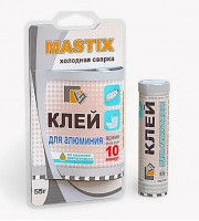 Клей для алюминия MASTIX 55гр (холодная сварка) на блистере Клей для алюминия MASTIX 55гр (холодная сварка) на блистере