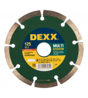 MULTI UNIVERSAL 125 мм, диск алмазный отрезной сегментный DEXX 36701-125_z01