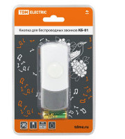 TDM КБ-01 кнопка для беспроводного звонка 12V, мн.код, IP44 SQ1901-0018 