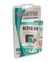 Клей быстрая сталь MASTIX 55 гр (холодная сварка) на блистере Клей быстрая сталь MASTIX 55 гр (холодная сварка) на блистере