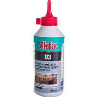 Akfix D3 Клей ПВА Д3 500г белый Akfix D3 Клей ПВА Д3 500г белый