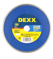 CLEAN AQUA CUT 180 мм, диск алмазный отрезной сплошной DEXX 36703-180