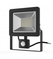 Gauss прожектор св/д 50W 3500lm IP65 6500К 6K с датчиком движения 628511350 Gauss прожектор св/д 50W 3500lm IP65 6500К 6K с датчиком движения 628511350