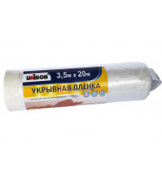 Пленка защитная с клейкой лентой рулон 3,5х20м UNIBOB