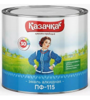 Эмаль КАЗАЧКА ПФ-115 зеленая глянцевая 1,9 кг Эмаль КАЗАЧКА ПФ-115 зеленая глянцевая 1,9 кг