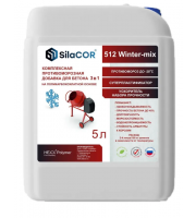 Противоморозная добавка для бетона -20 "SilaCOR 501 Winter-mix" 5л канистра ПЭ Противоморозная добавка для бетона -20 "SilaCOR 501 Winter-mix" 5л канистра ПЭ