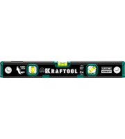 Магнитный уровень Kraftool 400мм, с зеркальным глазком, 34785-40