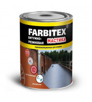 Мастика битумно-резиновая FARBITEX 2кг