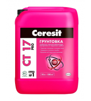 Грунт готовый универсальный акриловый CERESIT CT 17 PRO глубокого проникновения (10 л) Грунт готовый универсальный акриловый CERESIT CT 17 PRO глубокого проникновения (10 л)