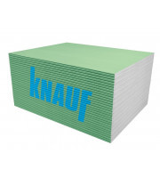 Гипсокартон KNAUF 12,5мм 1,2*2,5 ВЛАГОСТОЙКИЙ Гипсокартон KNAUF 12,5мм 1,2*2,5 ВЛАГОСТОЙКИЙ