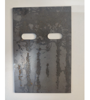 Закладная 150х100х3 (с 2мя отверстиями) Закладная 150х100х3 (с 2мя отверстиями)