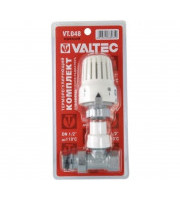 Клапан 1/2" с термостатической головкой прямой для радиатора VALTEC