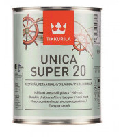 ТИККУРИЛА Уника Супер 20ЕР(UNIKA SUPER) алкидно-уретановый лак универсальный п/мат 0,9л