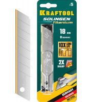 KRAFTOOL 18 мм, 5 шт, сегментированные лезвия (09605-TIN-18-S5)